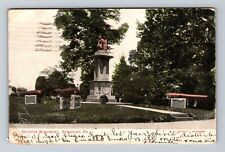 Sewickley PA-Pennsylvania, Soldiers Monument, Antique, Vintage c1907 Postcard picture